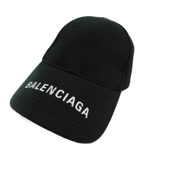 Balenciaga Logo Baseball Cap Black - Picture 1 of 10